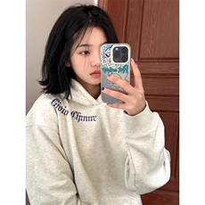 美式潮牌连帽卫衣秋冬季新款宽松外套WCX221-P47，女装短外套，星座208-5