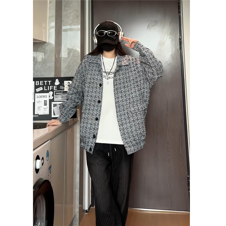 2025秋装新款夹克时尚休闲外套情侣棒球服夹克JK550-P75,男装夹克,电商A006