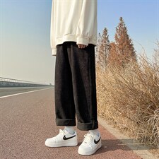 春装2022电商基地新款港风直筒灯芯绒休闲裤DM92-P40，男装休闲裤，电商D321-1