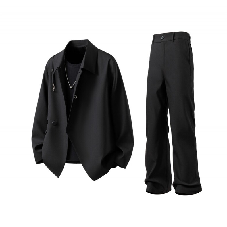 西服96%聚酯纤维4%氨纶M-5XL大码XF78147P85控139西裤XF78151P45,男装西服,星座226-1