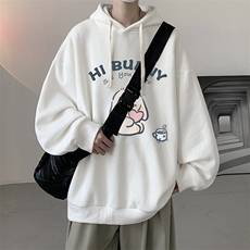 连帽卫衣男大码运动服帽衫外套WY2314-P35加绒款-P40，男装卫衣，电商A040