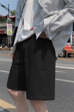 K939/P25新夏季港风潮男士宽松五分裤子韩版沙滩纯色休闲大码短裤，男装休闲裤，电商A141
