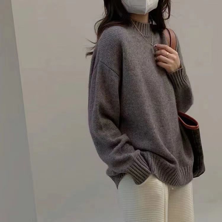 2024秋冬新款羊毛女士半高领羊毛衫,女装羊毛衫,胜酷羊绒