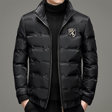 新款冬季羽绒服男装外套白鸭绒中年爸爸装休闲外套YYYR2131-P260，男装羽绒服，电商B212（原钱塘6029）