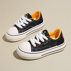 2024春季帆布鞋新款韩版ins潮女学生厚底增高运动板鞋休闲鞋，女鞋帆布鞋，电商A223