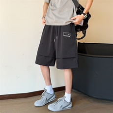 ！2026夏季新款男士宽松刺绣短裤情侣百搭五分裤DK313特P30，男装休闲裤，电商B220