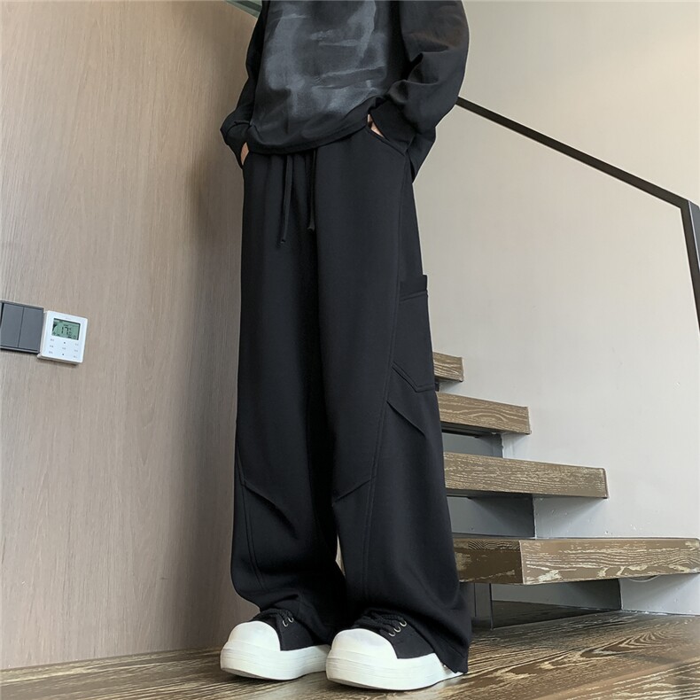已出货2025年秋季新款宽松休闲卫裤男D329-QM756-P65-控88,男装休闲裤,电商D329