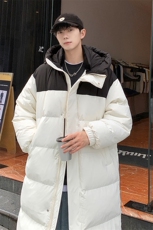 冬季新款90%鸭绒撞色连帽羽绒服保暖百搭外套D5563-TP235328，男装羽绒服，电商A102