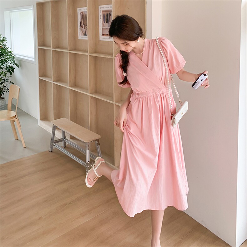 新款，粉色连衣裙ZB081-4723-P120-K178,女装连衣裙,浙宝276（原081）