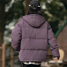 2026冬季新款男日系潮牌纯色连帽白鸭绒羽绒服加厚外套YR28-F235，男装羽绒服，电商A101（原外27）