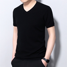 CM18013钱塘2020-2中青年男士时尚休闲帅气潮流短袖羊毛衫P117，男装针织衫/毛衣，钱塘207-2