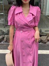 彩色心情～法式简约风连衣裙，女装连衣裙，GN