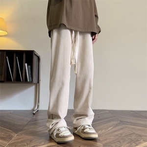 重磅粗条灯芯绒加绒加厚拉链休闲裤M~5XL XZ604-KG42JR-P65控78图片