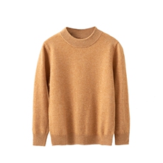 2025春秋新款羊绒衫男100山羊绒康赛妮羊绒线纯色打底衫针织上衣，童装儿童羊绒衫，旭泰羊绒