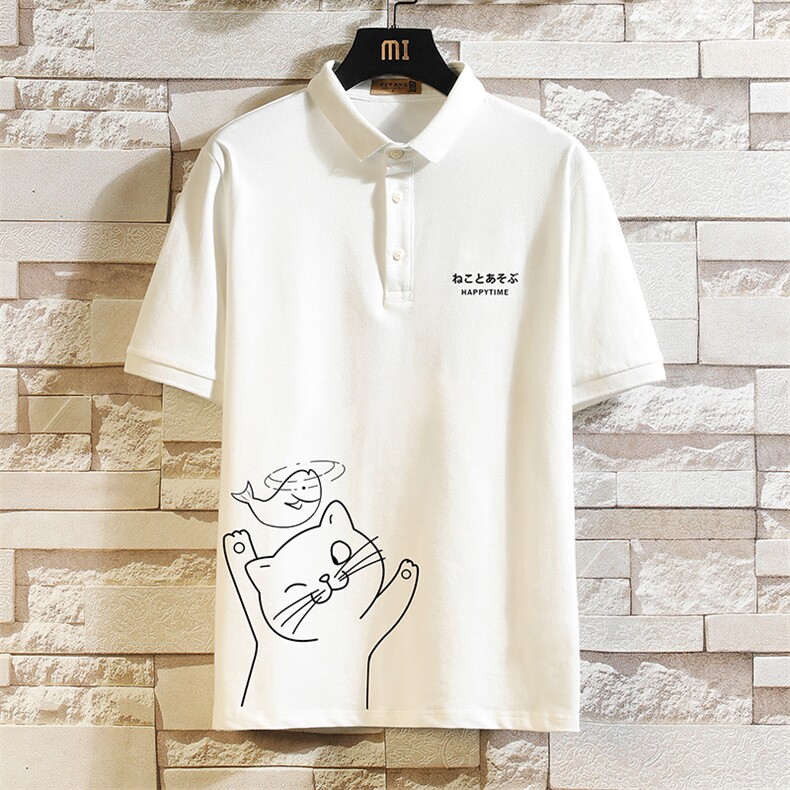 PL57133-P35翻领短袖polo衫男大码胖子半袖t恤男有领保罗衫，男装Polo衫，电商A040A