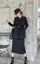 【现货】马甲两件套连衣裙，女装马夹，芷炫