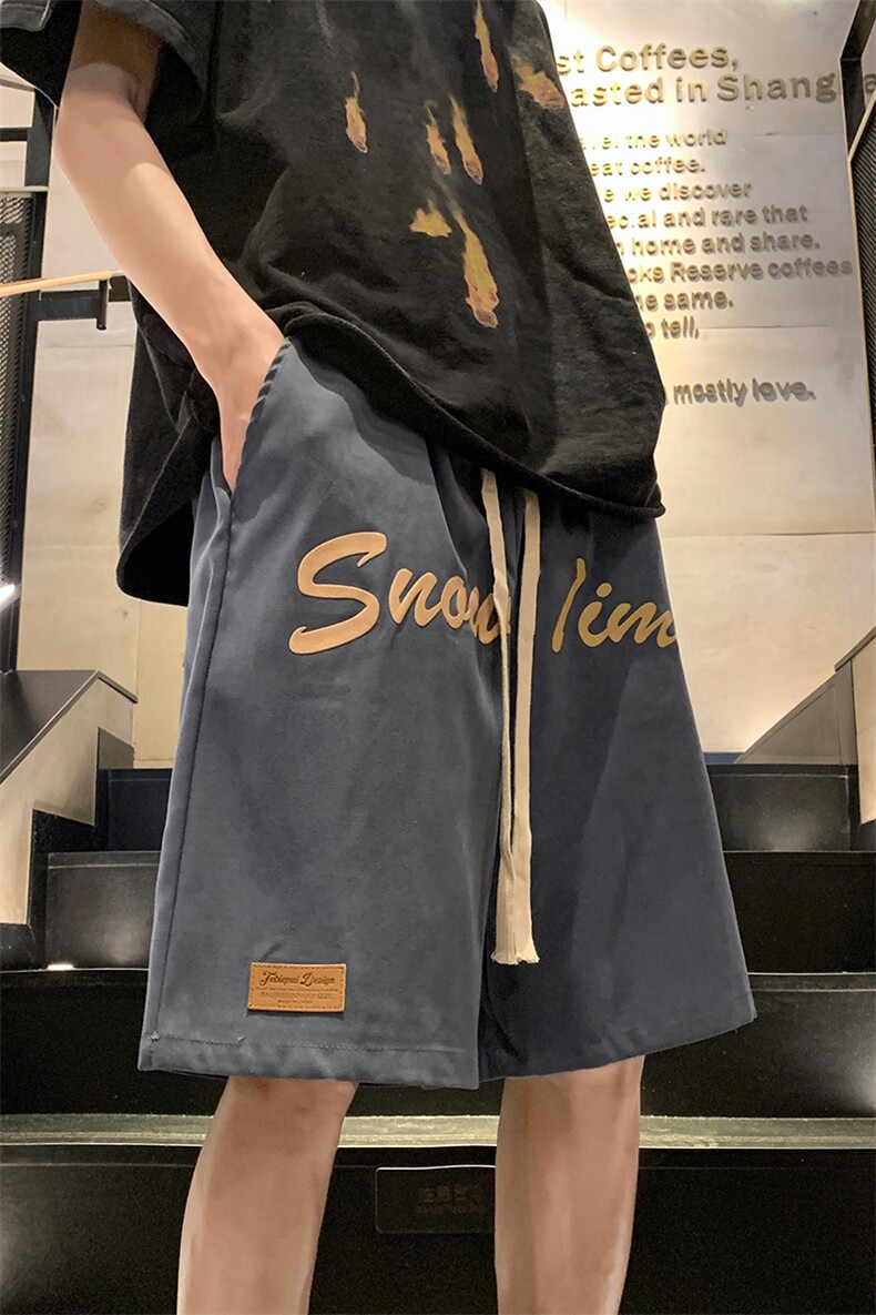 8XL-M特大码夏季新款发泡短裤休闲裤宽松潮流五分裤DK1514P35,男装休闲裤,电商D206-1