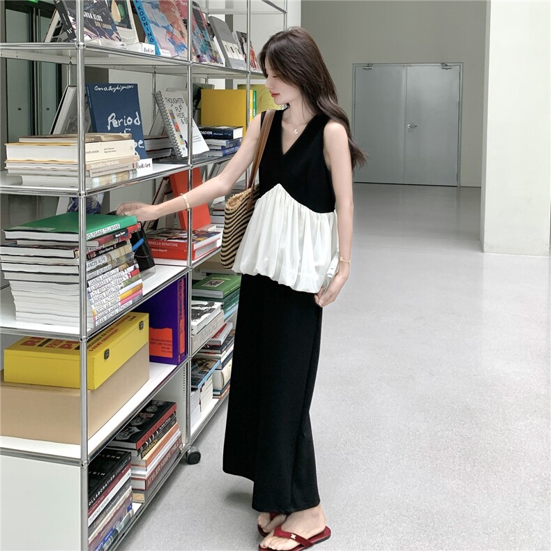 赫本风无袖马甲半身裙套装女2025新款通勤气质御姐轻熟风两件套图片