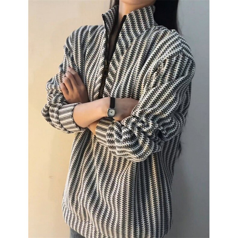 雪尼尔半拉链卫衣男女秋冬美式长袖t恤高级感重磅外套WE76,男装T恤,星座1116A（原606A-3）