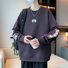 卫衣春季新款印花青少年套头男潮流学生休闲宽松WY822-P53，男装卫衣，星座1105-3