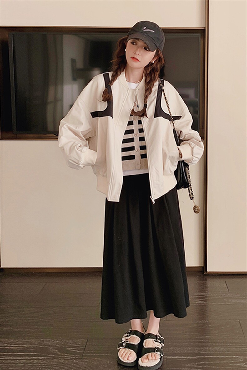 2025秋季休闲棒球服2C322-S9033-P120-K178,女装短外套,2C322