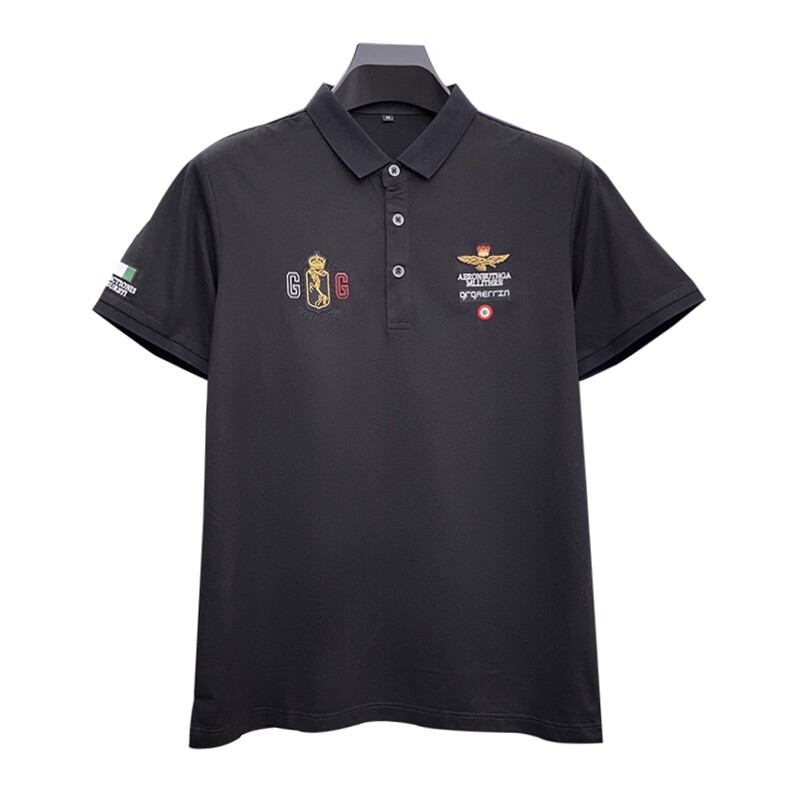 夏季短袖t恤男翻领POLO衫男士商务时尚休闲体恤有领半截袖上衣服,男装T恤,电商B212（原钱塘6029）