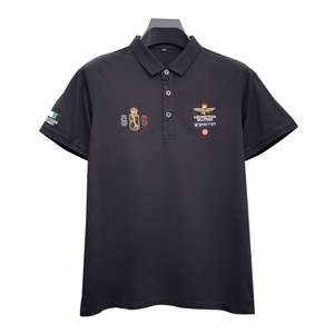 夏季短袖t恤男翻领POLO衫男士商务时尚休闲体恤有领半截袖上衣服图片