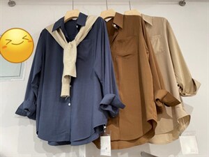 【现货】秋季长袖加厚休闲衬衫图片