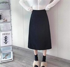 秋冬季尼料半裙，女装半身裙，千艺群