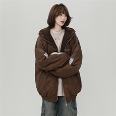 羊羔绒PU皮棉服男款冬季加绒加厚保暖棉袄美式高街棉衣M02/P118，男装夹克，星座206（原A221）