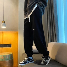 休闲重磅卫裤男款美式高街大码灯芯绒裤子加绒K9512P40，男装休闲裤，星座1116-2