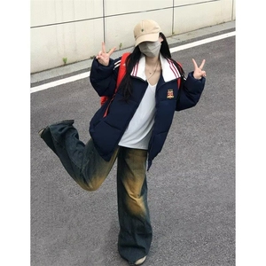 新款男女棉服冬季复古宽松休闲百搭外套M9003-P74图片