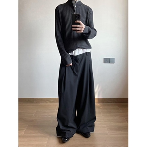 1506-1/M56081/P54冬领针织衫毛衣男修身韩版粗条纹纯色打底衫,超长款的打底衫怎么搭配衣服图片