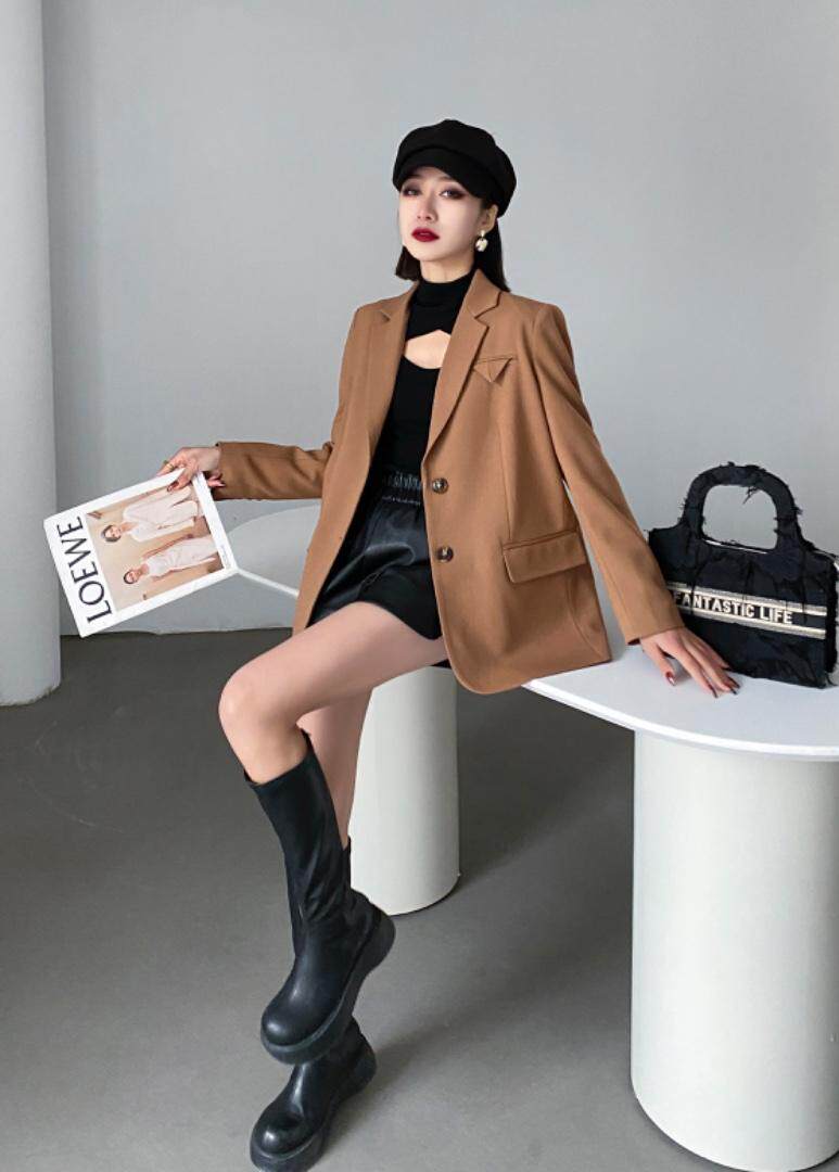 【现货】春装新款韩版休闲纯色西装，女装西装，名怡