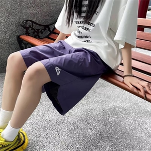 美式速干短裤夏季户外运动痞帅情侣男女宽松五分裤子 BK38-P35图片