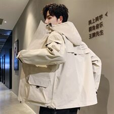 男连帽工装夹克外套5032-1_1906P70，男装夹克，星座1516-1