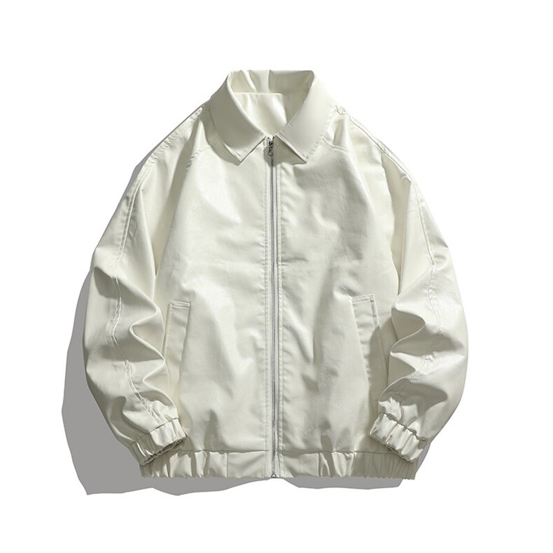 XZ-221-1/JK5016/P78美式复古PU皮衣情侣机车服夹克外套图片