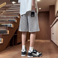 高品质字母刺绣条纹运动短裤男夏季薄款潮牌美式休闲裤DZ12，男装休闲裤，星座1116A-1（原606A）