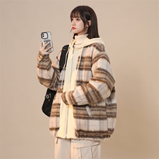冬季新款小香风毛呢加棉保暖外套棉衣棉服225-2-20909-P135控158，男装棉衣，星座225-2