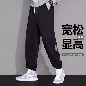 运动潮流棉裤子裤子男牛仔裤卫衣裤A068-YJK166-TP55图片