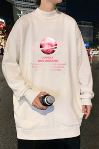 M18184-P45 加绒款-P65半高领毛衣男士大码针织衫男毛线衣男图片