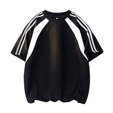 美式运动球服短袖男夏季潮牌重磅纯棉宽松休闲凉感t恤HH5713-P25，男装T恤，星座1206（原A206）