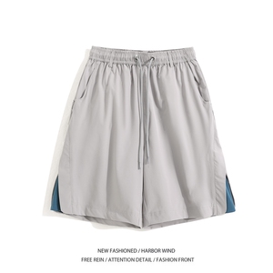 夏季新款户外机能速干简约宽松短裤B315-K25751-特p30控58图片