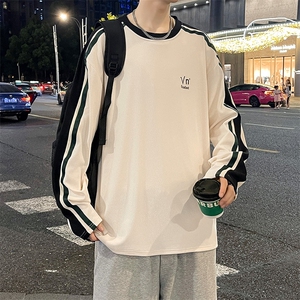 春秋oversize撞色拼卫衣男友风青少年内搭打底衫WY0325-P38图片