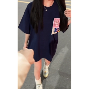 万针全刺绣工艺抖音得物高品质260克重磅纯棉双纱美式高街短袖T恤图片