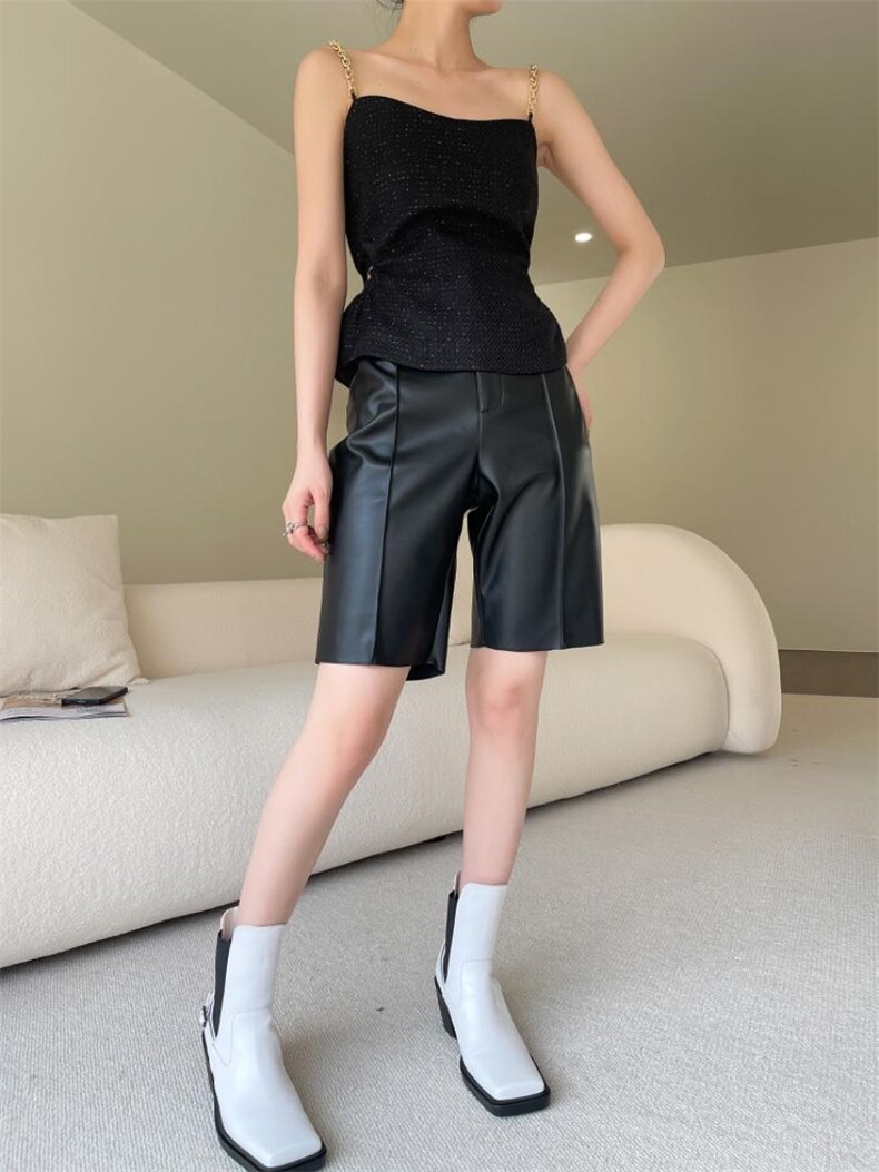 露腰金链吊带上衣，女装背心吊带，LION&CAT(2F)