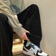 8XL-M春款特大码胖子运动裤灯芯绒卫裤男9028P45控58，男装休闲裤，电商D206-1