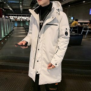 男士中长款羽绒服2020冬季新款韩版潮流加厚外套DS581T图片