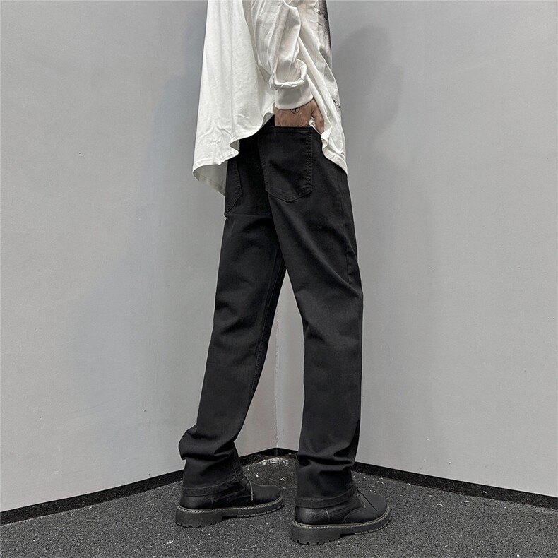 k1040-p48-限价68S-3XL微弹高阶港风中性小脚修身ins牛仔裤,男装牛仔裤,星座116