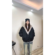 现货高品质美式高街冬季重磅硬挺短款座山雕毛领棉衣男女加厚外套，男装棉衣，电商A486